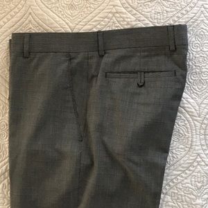 Banana Republic Tailored Fit Pants 35/34 Grey Glenplaid